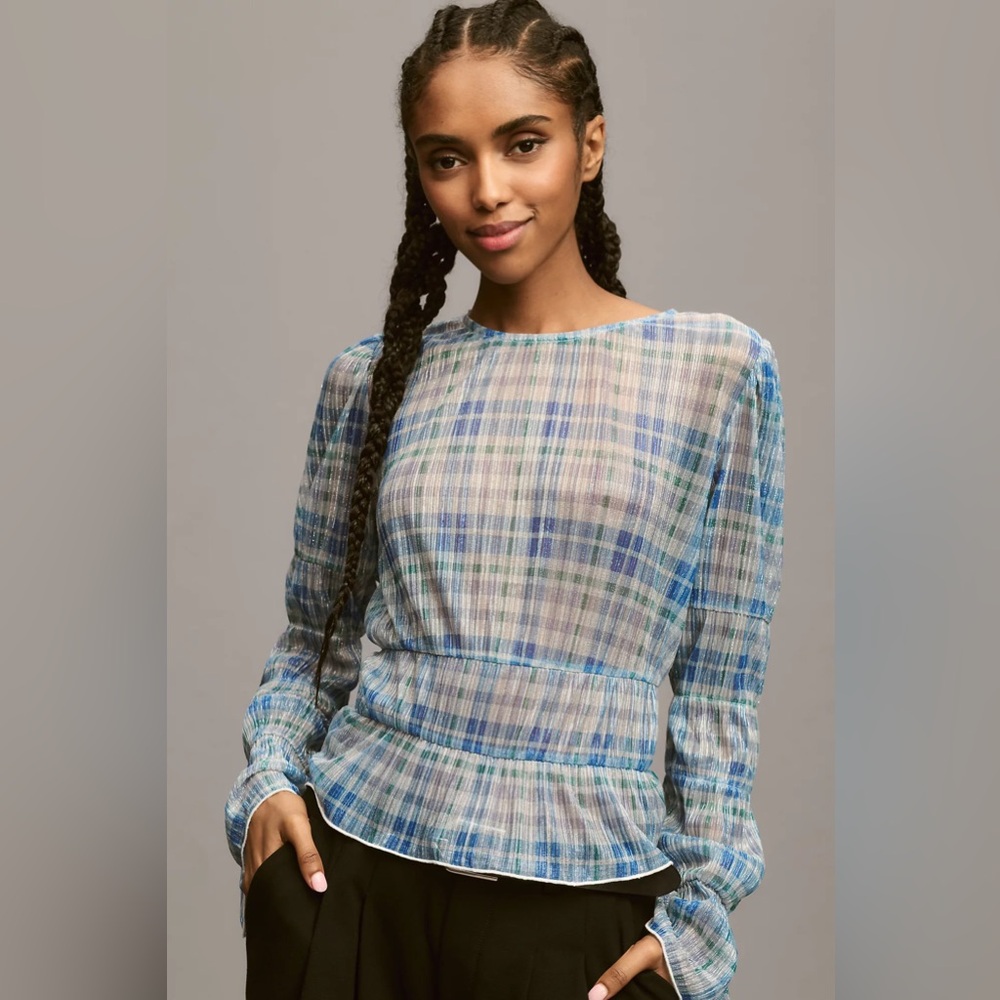 Anthropologie Porridge Brand Blouse Shirt Top